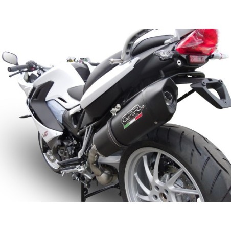Scarico GPR Furore Nero per BMW F 800 Gt dal 2012 al 2016 omologato