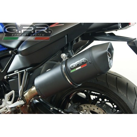 Scarico GPR Furore Nero per BMW F 800 R dal 2015 al 2016 omologato