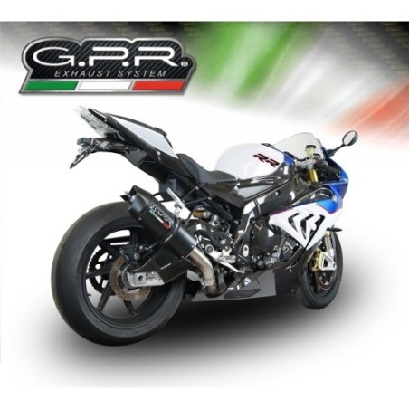 Scarico GPR Furore Nero per BMW S 1000 RR -M dal 2015 al 2016 omologato