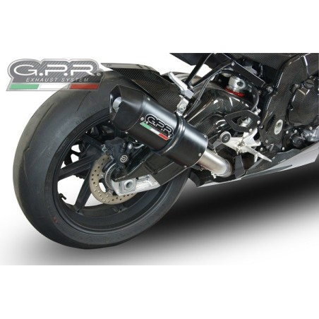Scarico GPR Furore Nero per BMW S 1000 RR -M dal 2015 al 2016 omologato