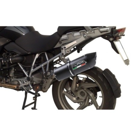 Scarico GPR Furore Nero per BMW R 1200 Gs -Adventure dal 2010 al 2012 omologato