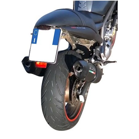 Scarico GPR Furore Nero per Cagiva Raptor 1000 dal 2000 al 2003 omologato