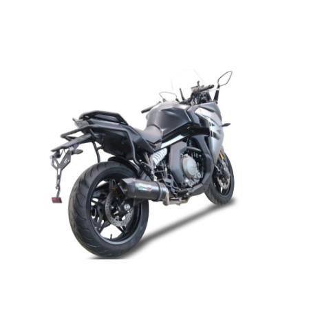 Scarico GPR Furore Nero per Cf Moto 650 Gt dal 2022 al 2024 racing