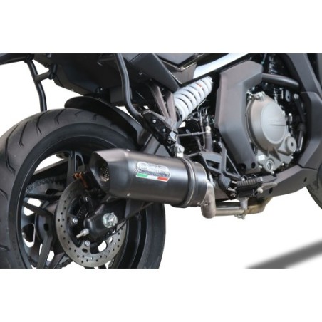 Scarico GPR Furore Nero per Cf Moto 650 Gt dal 2022 al 2024 racing