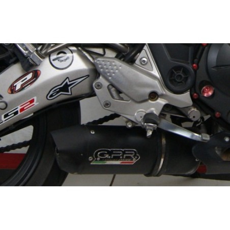 Scarico GPR Furore Nero per Cf Moto Nk 650 dal 2012 al 2016 omologato