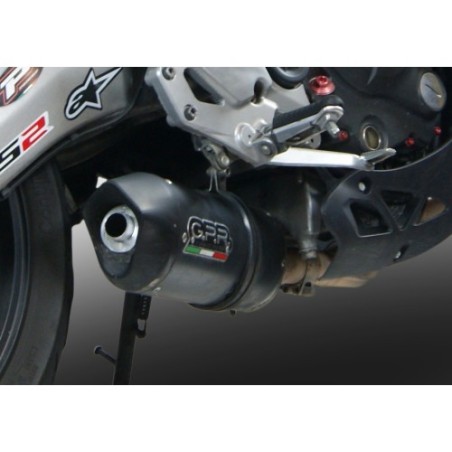 Scarico GPR Furore Nero per Cf Moto Nk 650 dal 2012 al 2016 omologato
