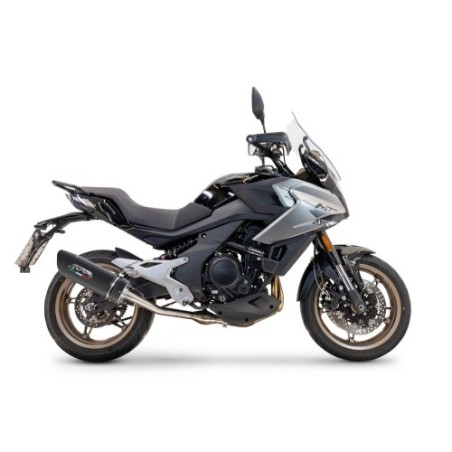 Scarico GPR Furore Nero per Cf Moto 700 Mt dal 2023 al 2024 racing
