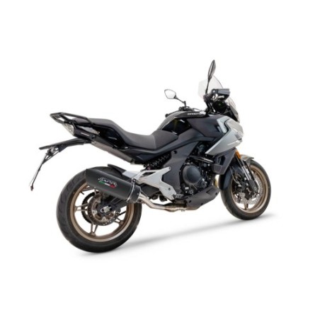 Scarico GPR Furore Nero per Cf Moto 700 Mt dal 2023 al 2024 racing