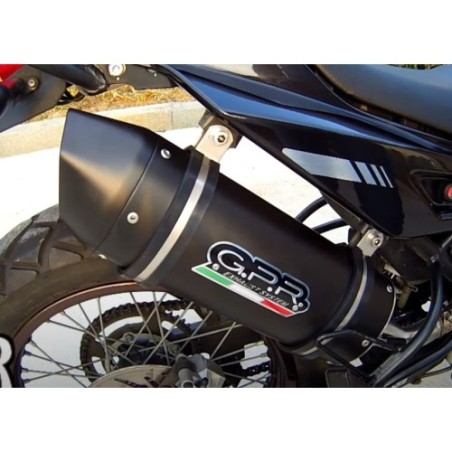 Scarico GPR Furore Nero per Derbi Mulhacèn dal 2006 al 2011 omologato