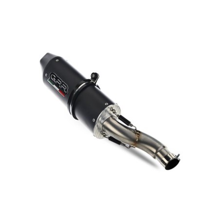 Scarico GPR Furore Nero per Ducati Monster 696 dal 2008 al 2014 omologato