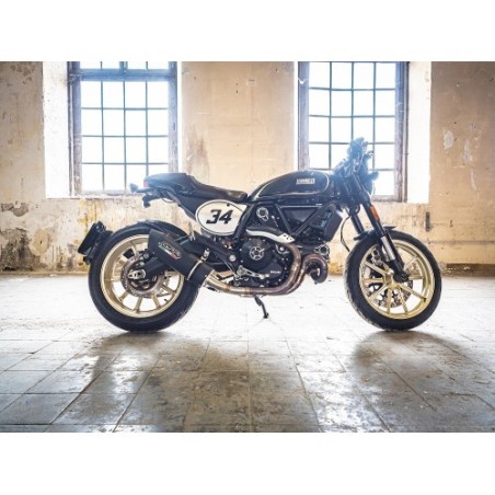 Scarico GPR Furore Nero per Ducati Scrambler 800 dal 2015 al 2016 omologato