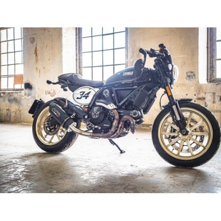 Scarico GPR Furore Nero per Ducati Scrambler 800 dal 2015 al 2016 omologato