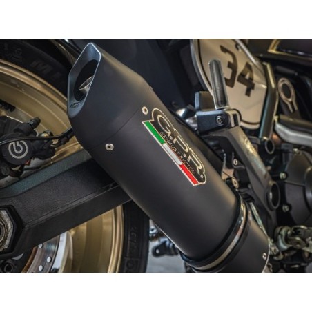 Scarico GPR Furore Nero per Ducati Scrambler 800 dal 2015 al 2016 omologato