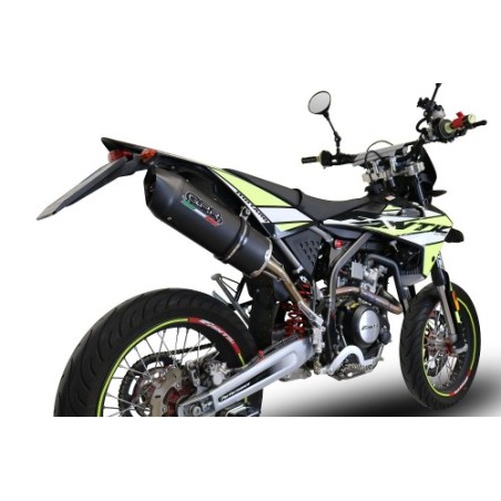 Scarico GPR Furore Nero per Fantic Motor 125 M Performance dal 2019 al 2020 omologato