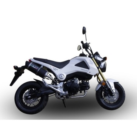 Scarico GPR Furore Nero per Honda Msx - Grom 125 dal 2013 al 2017 omologato
