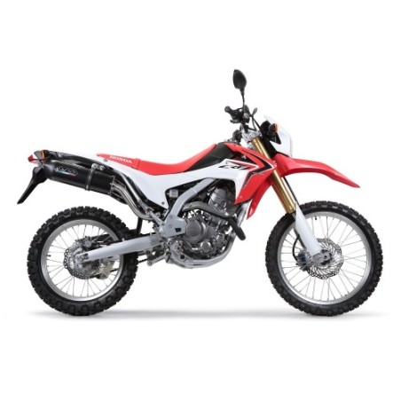 Scarico GPR Furore Nero per Honda Crf 250 L dal 2013 al 2016 omologato