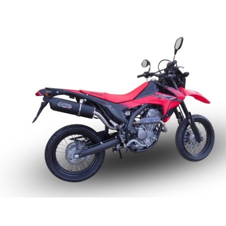 Scarico GPR Furore Nero per Honda Crf 250 M dal 2013 al 2016 omologato