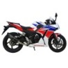 Scarico GPR Furore Nero per Honda Cbr 300 R dal 2014 al 2016 omologato