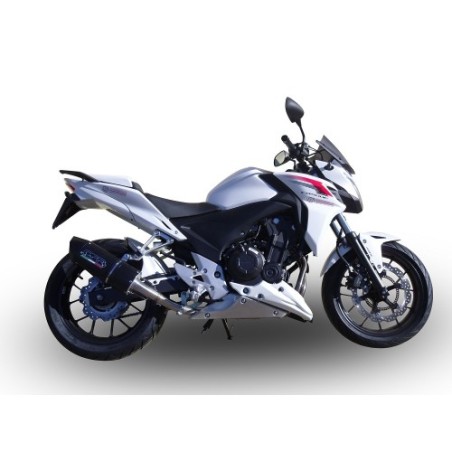 Scarico GPR Furore Nero per Honda Cb 400 F dal 2013 al 2015 omologato