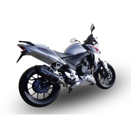 Scarico GPR Furore Nero per Honda Cb 500 F dal 2013 al 2015 omologato