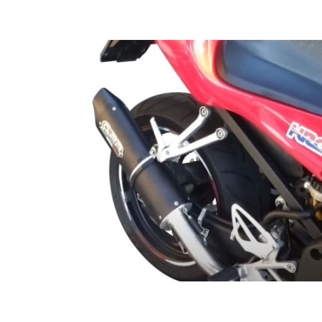 Scarico GPR Furore Nero per Honda Cbf 500 dal 2004 al 2007 omologato