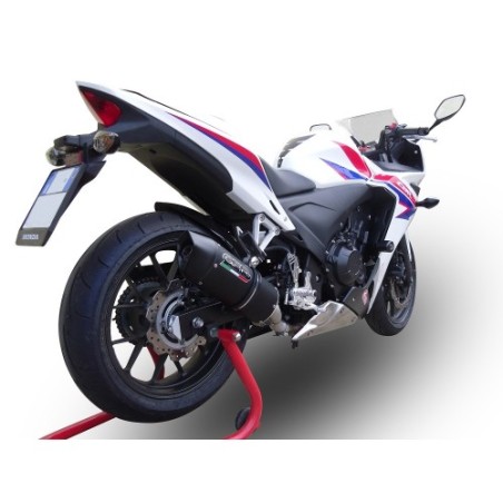 Scarico GPR Furore Nero per Honda Cbr 500 R dal 2022 al 2023 omologato