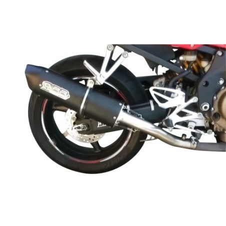 Scarico GPR Furore Nero per Honda Cbf 600 - N dal 2004 al 2007 omologato