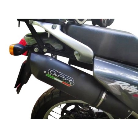 Scarico GPR Furore Nero per Honda Transalp Xl 600 V dal 1996 al 1999 omologato