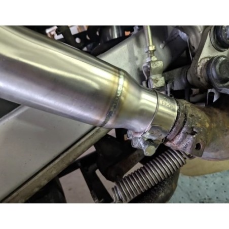 Scarico GPR Furore Nero per Honda Transalp Xl 600 V dal 1996 al 1999 omologato