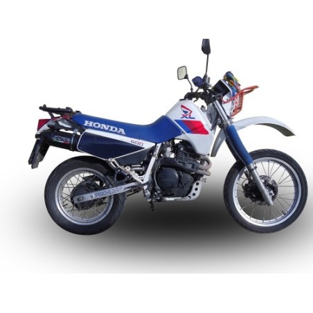 Scarico GPR Furore Nero per Honda Xl 600 Lm-Rm dal 1985 al 1989 omologato