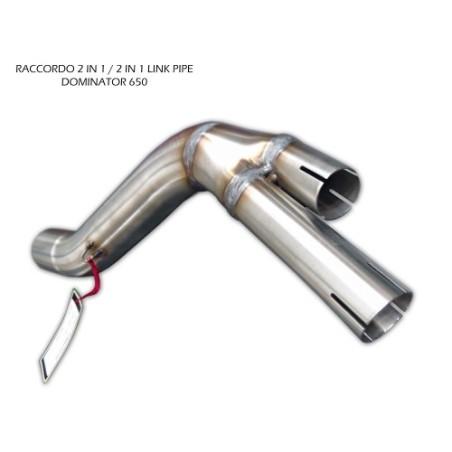 Scarico GPR Furore Nero per Honda Dominator Nx 650 dal 1988 al 2001 omologato