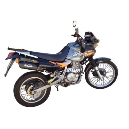 Scarico GPR Furore Nero per Honda Dominator Nx 650 dal 1988 al 2001 omologato