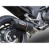 Scarico GPR Furore Nero per Honda Integra 750 dal 2014 al 2015 omologato