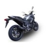Scarico GPR Furore Nero per Honda Nc 750 X - S Dct dal 2014 al 2015 omologato