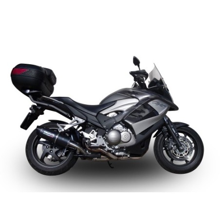 Scarico GPR Furore Nero per Honda Crossrunner 800 Vfr 800 X dal 2011 al 2014 omologato