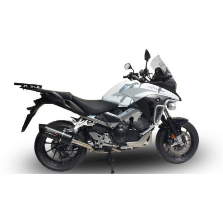 Scarico GPR Furore Nero per Honda Crossrunner 800 Vfr 800 X dal 2015 al 2016 omologato