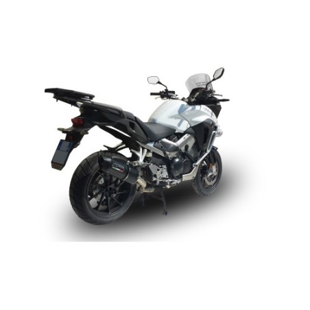 Scarico GPR Furore Nero per Honda Crossrunner 800 Vfr 800 X dal 2015 al 2016 omologato
