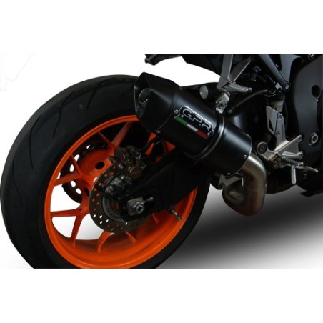 Scarico GPR Furore Nero per Honda Cbr 1000 Rr dal 2014 al 2016 racing