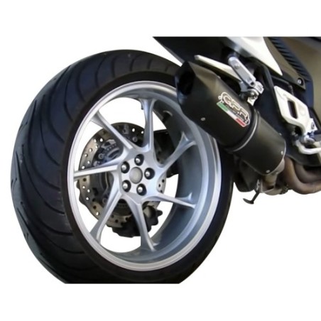 Scarico GPR Furore Nero per Honda Vfr 1200 F I.E. dal 2010 al 2016 omologato