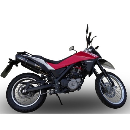 Scarico GPR Furore Nero per Husqvarna TERRA - STRADA TR 650 dal 2013 al 2015 omologato