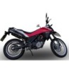 Scarico GPR Furore Nero per Husqvarna TERRA - STRADA TR 650 dal 2013 al 2015 omologato