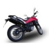 Scarico GPR Furore Nero per Husqvarna TERRA - STRADA TR 650 dal 2013 al 2015 omologato
