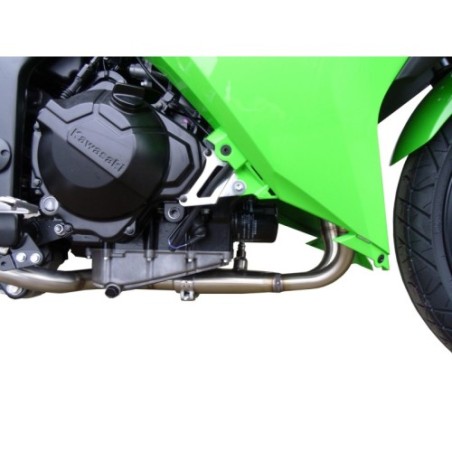 Scarico GPR Furore Nero per Kawasaki Ninja 300 R dal 2012 al 2017 omologato