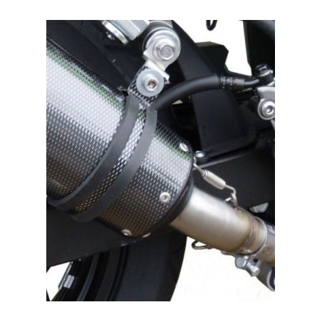 Scarico GPR Furore Nero per Kawasaki Ninja 300 R dal 2012 al 2017 omologato