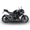 Scarico GPR Furore Nero per Kawasaki Z 300 dal 2014 al 2017 omologato