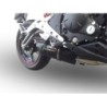 Scarico GPR Furore Nero per Kawasaki Er 6 N - F dal 2012 al 2016 omologato