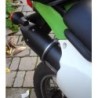 Scarico GPR Furore Nero per Kawasaki Klr 650 dal 1988 al 2005 omologato