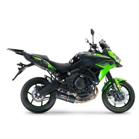 Scarico GPR Furore Nero per Kawasaki Versys 650 dal 2021 al 2022 omologato