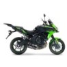 Scarico GPR Furore Nero per Kawasaki Versys 650 dal 2021 al 2022 omologato