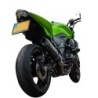 Scarico GPR Furore Nero per Kawasaki Z 750 - R dal 2007 al 2014 omologato